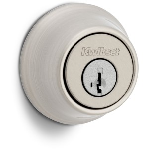 Kwikset Kwikset SmartKey 665 Double Cylinder Deadbolt Satin Nickel - 555073 | Lowe's Pro Supply