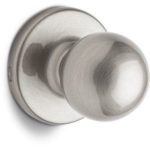 Kwikset Polo Passage Knob Satin Nickel - 555335 | Lowe's Pro Supply