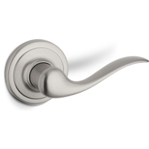 Kwikset Kwikset Tustin Passage Lever Satin Nickel - 555805 | Lowe's Pro Supply