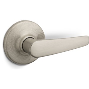Kwikset Delta Passage Lever Satin Chrome - 558133 | Lowe's Pro Supply