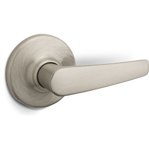 Kwikset Delta Passage Lever Satin Nickel