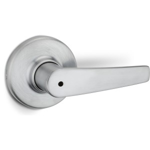 Kwikset Delta Privacy Lever Satin Chrome - 558153 | Lowe's Pro Supply