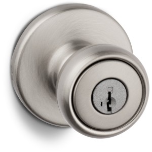 Kwikset Kwikset SmartKey Tylo Entry Knob Satin Nickel - 558314 | Lowe's Pro Supply