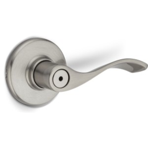Kwikset Kwikset Balboa Privacy Lever Satin Nickel - 558775 | Lowe's Pro Supply