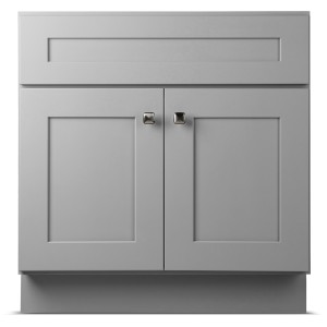 Design House Brookings Bathroom Vanity Without Top in Sherwin Williams® Gray, Unassembled, 30-in - 665682 | Lowe's Pro Supply
