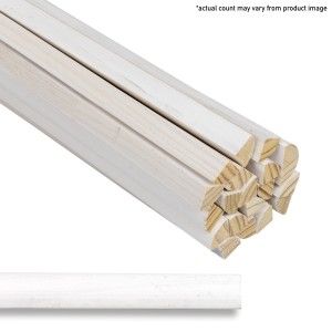 RELIABILT Primed Finger-Joint Pine 106 Quarter-Round Moulding, 11/16-in x 11/16-in x 12-Ft, Pack of 20 - 678134 | Lowe's Pro Supply