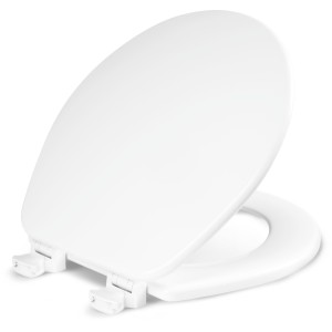Bemis Church 540EC Round Enameled Wood Toilet Seat White Quick-Change Easy Clean - 730660 | Lowe's Pro Supply