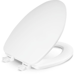 Bemis Church 585EC Elongated Enameled Wood Toilet Seat White Quick-Change Easy Clean - 730735 | Lowe's Pro Supply