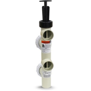 Pentair 2" Slip Almond PVC Push Pull Valve with 7-1/2" Center - 918581 | Lowe's Pro Supply