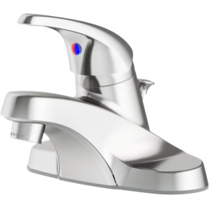 Project Source Project Source Webber 1-Handle Low-Arc Lavatory Faucet, Chrome - 709401 | Lowe's Pro Supply