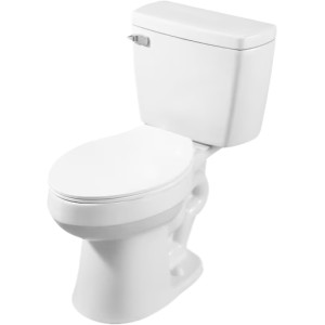 Pro-Flush 2-Piece 1.28 GPF All-in-One Elongated Toilet, ADA Compliant