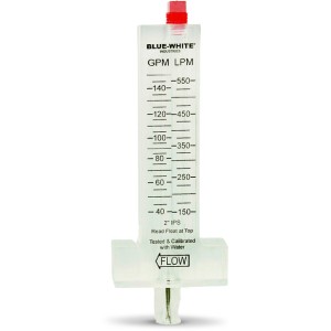 Blue-White Industries Pitot Tube Horizontal Flow Meter 1.5” IPS - 925254 | Lowe's Pro Supply