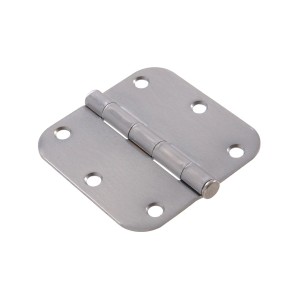 LPS Sourcing Door Hinge 5/8" Radius Corner 3-1/2" Satin Nickel - 604062 | Lowe's Pro Supply