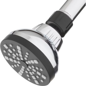Project Source Project Source Single-Spray 3-in Round Chrome Showerhead - 745390 | Lowe's Pro Supply