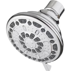 Project Source Project Source 3-Spray 3-in Round Chrome Showerhead - 745391 | Lowe's Pro Supply