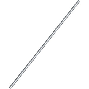 6' Polished Aluminum Shower Rod