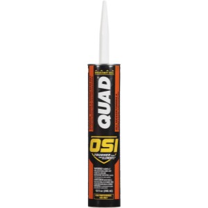 OSI QUAD Window and Door, Paintable Solvent Caulk, White, 10 oz - 800666 | Lowe's Pro Supply