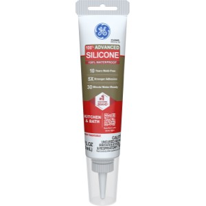 GE Advanced Silicone 2 Kitchen & Bath Sealant 2.8oz