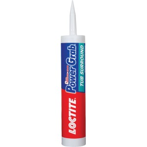Loctite Power Grab Tub Surround Adhesive, White, 10.1 oz - 802111 | Lowe's Pro Supply