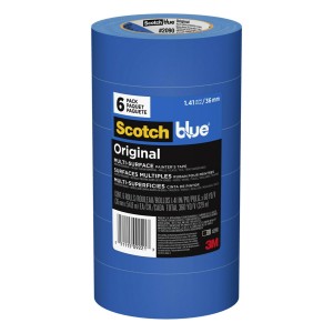 3M Blue Painters Tape 1.41 X 60 YD Pack of 6