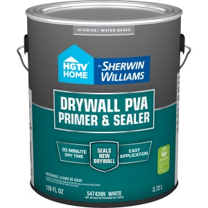 HGTV Home by Sherwin-Williams HGTV Home by Sherwin-Williams Drywall PVA Interior Water-Based Wall and Ceiling Primer, 1-Gallon - 810313 | Lowe's Pro Supply