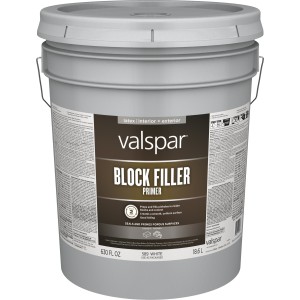 Valspar Block Filler Interior/Exterior Bonding Latex Primer, 5-Gallon - 810319 | Lowe's Pro Supply