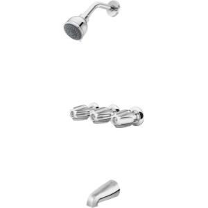 Pfister 3-Handle Chrome Tub/Shower Set 1.8 GPM - 712066 | Lowe's Pro Supply