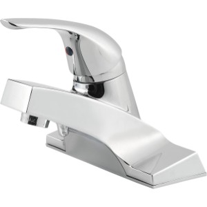 Pfister Pfirst Series Chrome Lavatory Faucet with Pop-Up - 712340 | Lowe's Pro Supply