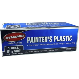 9' X 400' High Density Painter's Plastic