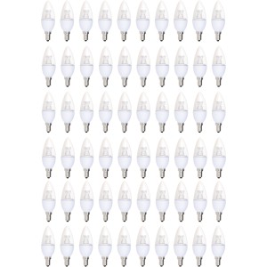Simply Conserve Simply Conserve Candelabra 5W 2700K LED Light Bulb, Clear, Pack of 60 - 403002 | Lowe's Pro Supply