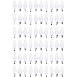 Simply Conserve Simply Conserve Candelabra 5W 2700K LED Light Bulb, Frosted, Pack of 60 - 403003 | Lowe's Pro Supply
