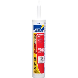 WHITE LIGHTNING Flame Buster Multiuse Paintable Latex Caulk, Red, 10.1 oz - 800413 | Lowe's Pro Supply