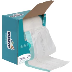 Moxie 13-Gallon Scent free White Indoor Plastic Kitchen Drawstring Trash Bag 130 -Count - 545035 | Lowe's Pro Supply