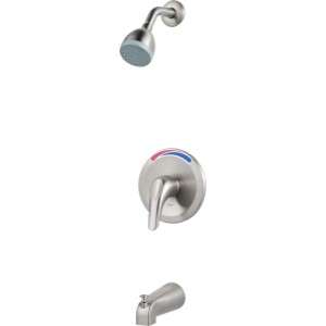 Pfister Pfirst Brushed Nickel Tub/Shower Trim Kit 1.8 GPM - 712077 | Lowe's Pro Supply