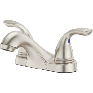 Pfister Pfirst Series Deco 2-Handle Lavatory Faucet Brushed Nickel - 712324 | Lowe's Pro Supply