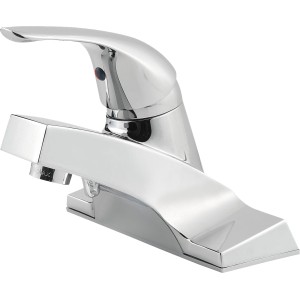Pfister Pfirst Series Chrome Lavatory Faucet with Pop-Up - 712340 | Lowe's Pro Supply