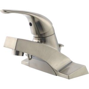 Pfister Pfirst Brushed Nickel Lavatory Faucet with Pop-Up