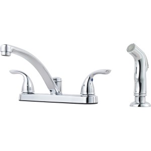 Pfister Pfirst Series Chrome Kitchen Faucet with Spray