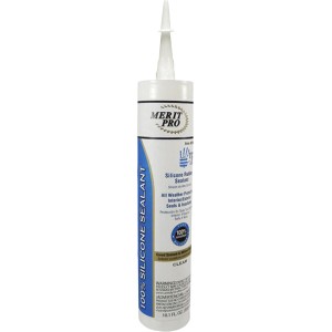 Merit Pro Silicone Caulk Clear 10.1 oz