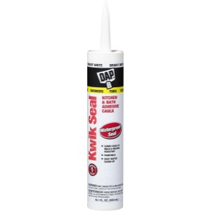 Dap Kwik Seal Kitchen & Bath Adhesive Caulk  White 10.1 oz