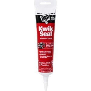 Dap Kwik Seal Kitchen & Bath Adhesive Caulk  White 5.5 oz