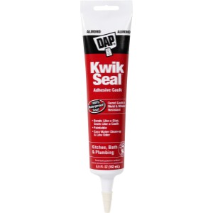 DAP KWIK SEAL, Kitchen Bath Latex Caulk, Almond, 5.5 oz, 12 Pack - 800215 | Lowe's Pro Supply