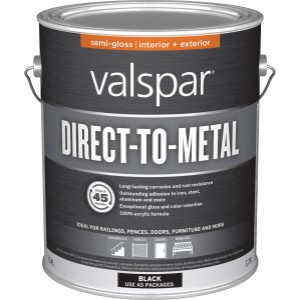 Valspar Direct-to-Metal Semi-Gloss Neutral Interior/Exterior Water-Based Industrial Enamel Paint, 1-Gallon - 811746 | Lowe's Pro Supply