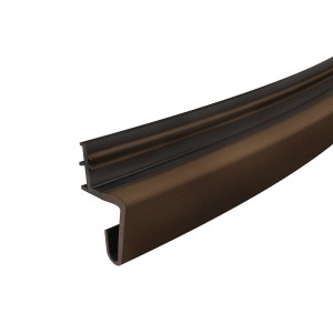 Frost King 6-3/4-ft x 3/4-in x 1/2-in Brown Aluminum/Vinyl Door Weatherstrip - 615136 | Lowe's Pro Supply