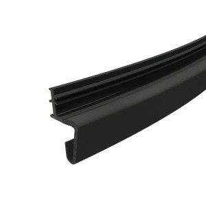 Frost King 6-3/4-ft x 3/4-in x 1/2-in Black Aluminum/Vinyl Door Weatherstrip - 615137 | Lowe's Pro Supply