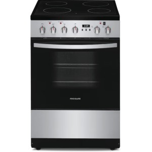 Frigidaire Smooth-Top Electric Range 24"W, 1.9 cu ft, Freestanding, 4-Burners, ADA, Stainless Steel - 239007 | Lowe's Pro Supply