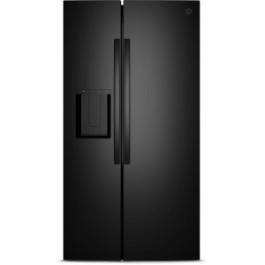 GE Side-by-Side Refrigerator, 36 in, 27.9 cu ft, In-Door Icemaker, ADA, Energy Star, Black - 280399 | Lowe's Pro Supply