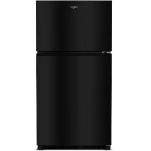 Whirlpool Top-Freezer Refrigerator, 33 in, 21.3 cu ft, ADA, Black - 290006 | Lowe's Pro Supply