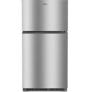 Whirlpool Top-Freezer Refrigerator, 33 in, 21.3 cu ft, ADA, Stainless Steel - 290008 | Lowe's Pro Supply