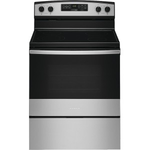 Amana Smooth-Top Electric Range, 30"W, 4.8 cu ft, Freestanding, Stainless Steel - 292137 | Lowe's Pro Supply